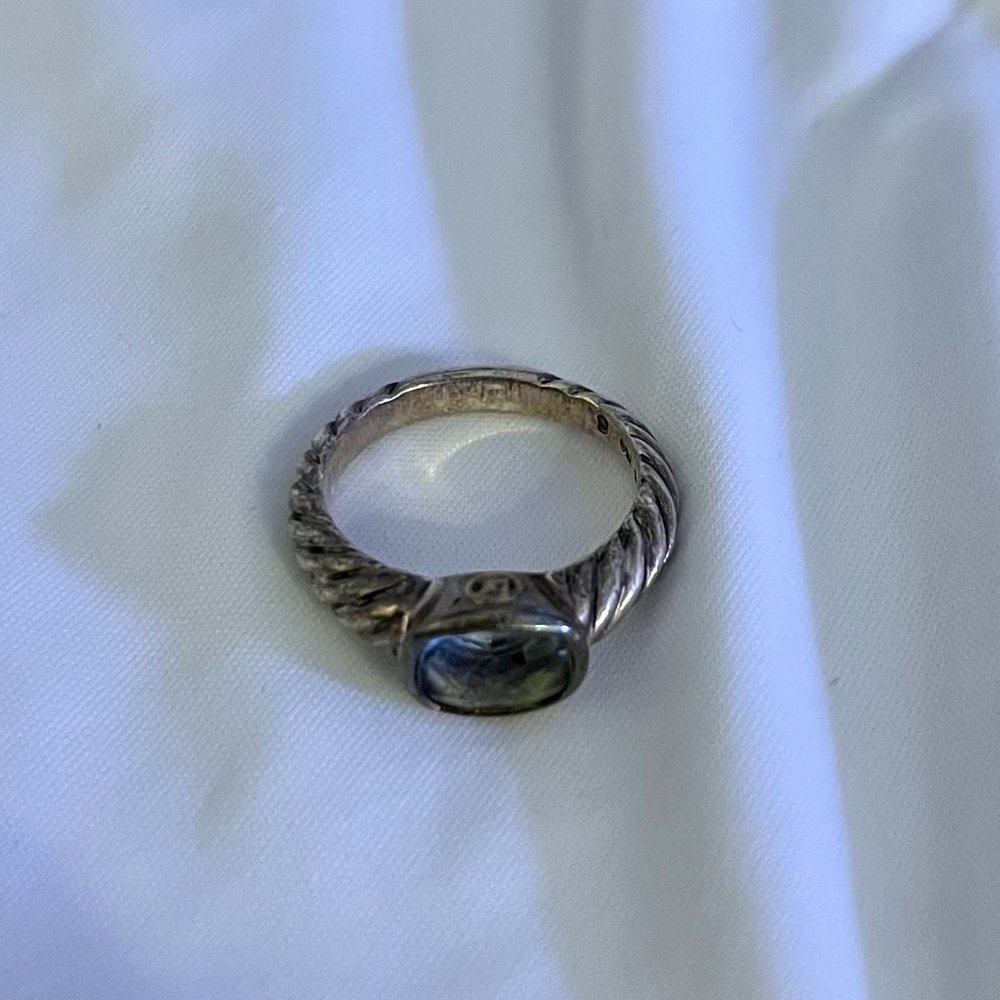 DAVID YURMAN Ring size 6 - Hampton Blue Topaz